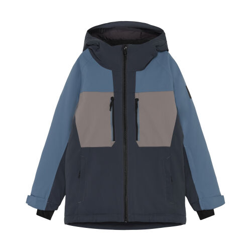 Color Kids Winterjacke/Skijacke Colorblock 742755-1922 blau/beige/navy