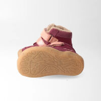 Blifestyle Barfuß-Winterschuhe EisbärStyle Tex Warmfutter Wolle Pflaume
