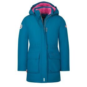 Trollkids Wintermantel Girls Alesund Coat 301-102 madeira blue/berry