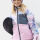 Color Kids Winterjacke/Skijacke Colorblock 742778-5213 Blumen rosa