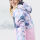 Color Kids Winterjacke/Skijacke Colorblock 742778-5213 Blumen rosa