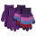 Villervalla Finger-Handschuhe 2er-Pack Himalaya 305IB lila/blau/rot gestreift