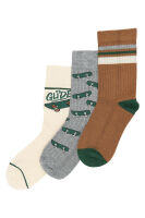 Minipop Socken aus Bambus 3er-Pack MP0049 Skateboard...