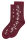 Minipop Socken aus Bambus MP0055 Blumen Huckleberry bordeaux