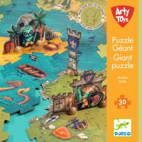 Djeco Puzzle Gigante Piratenschlacht 30 Teile