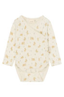 Petit Piao LA-Wickelbody PP2144 Eggnog Rabbit Hasen...
