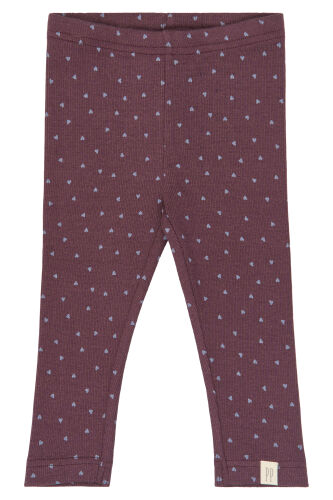 Petit Piao Leggings Sonja PP2016 Huckleberry Heart violett