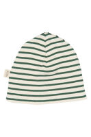 Petit Piao Beanie PP2007 grün/creme gestreift