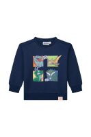 Someone Sweatshirt Remus-SB-16-E Dinosaurier navy