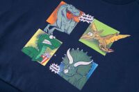 Someone Sweatshirt Remus-SB-16-E Dinosaurier navy