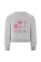 Happy Girls Sweatshirt 763105 Fb.83 Schleife grey melange
