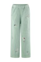 Happy Girls Cordhose 863101 Fb.77 Blumen Eucalyptus grün