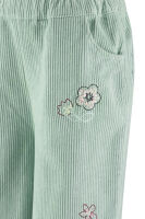 Happy Girls Cordhose 863101 Fb.77 Blumen Eucalyptus grün