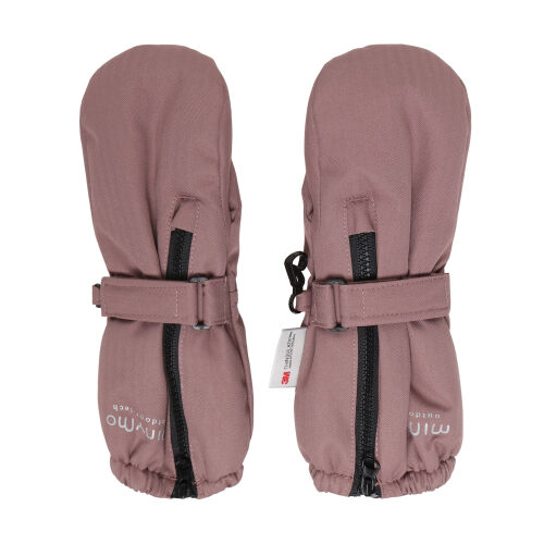 Minymo Fäustlinge mit Zipp 164414 Fb.4612 rose taupe