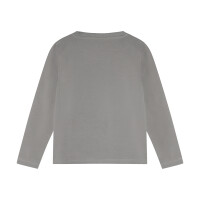 Minymo Langarm-Shirt 134432-1207 Pailletten-Roboter grau