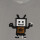 Minymo Langarm-Shirt 134432-1207 Pailletten-Roboter grau