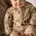 Minymo Baby-Strickhose 114444 Fb.2055 Hunde beige melange