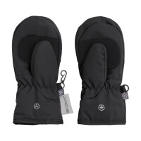 Color Kids Fäustlinge/Mittens mit Zipp 743011-1919 phantom schwarz