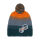 Color Kids Bommelmütze742995-9523 orange/petrol