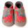 Inch Blue Lederpatschen Dino Grey/Red