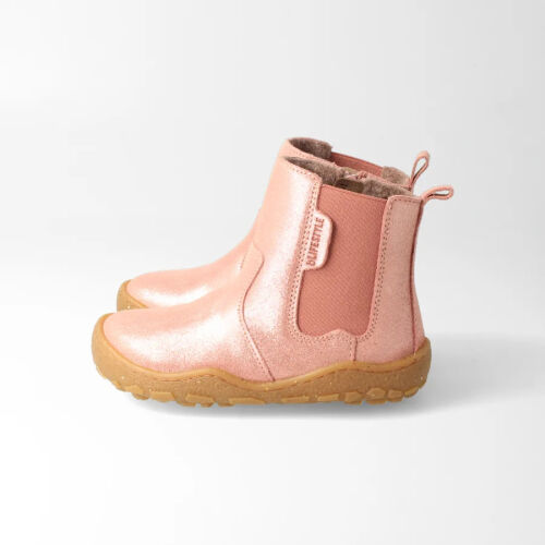 Blifestyle Barfuß-Winterstiefeletten rentierStyle V467710MV610 Glitzer altrosa