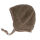 Maximo Wollfleece Babymütze zum Binden 65503-1876 Fb.89 braunmeliert