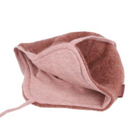 Maximo Wollfleece Babymütze zum Binden 65503-1876 Fb.75 altrosa