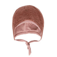Maximo Wollfleece Babymütze zum Binden 65503-1876 Fb.75 altrosa