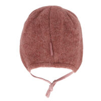 Maximo Wollfleece Babymütze zum Binden 65503-1876 Fb.75 altrosa