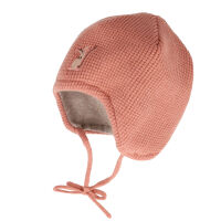 Maximo Baby-Mütze zum Binden 65573-193076 Fb. 24 Maus ash rose