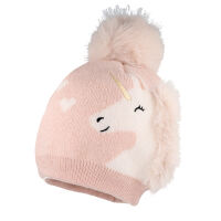 Maximo Bommelmütze Einhorn 53573-164476 Fb.52 hellrosa