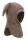 Hust & Claire Sturmhaube/Balaclava mit Ohren aus Wolle 420004 Fb.3232 braun