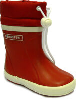 Bergstein gefütterte Gummistiefel rot