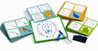 Djeco Step by Step Animo & Co Mal-Lernspiel