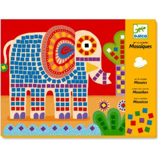 Djeco Mosaiken Elefant und Schnecke