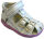 geschlossene Sandalen silber mit Stern