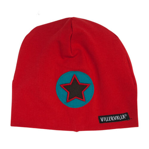 Villervalla Beanie Paprika 141BA rot/Stern