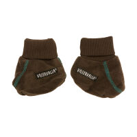 Villervalla Fleece-Booties choco