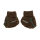 Villervalla Fleece-Booties choco