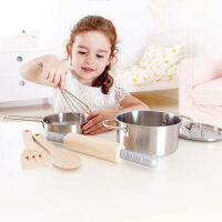 Hape Gourmet Kochset Metall 7 Tlg.