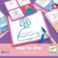 Djeco Step by Step - Josephine & Co Mal-Lernspiel