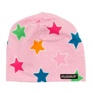 VV Jersey-Mütze 141DU Sterne rosa, Bio