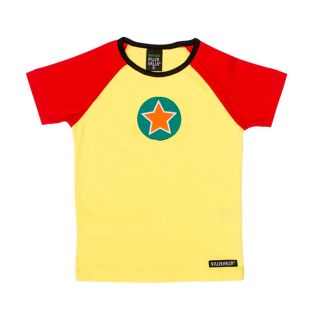 VV Kurzarm-shirt mit Stern Lemonade/strawberry