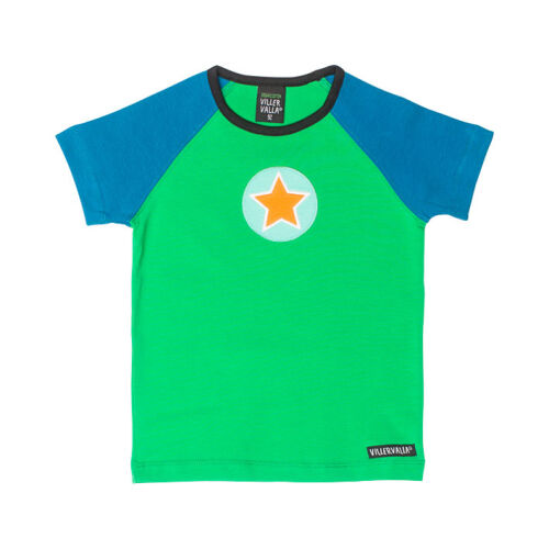 Villervalla Kurzarm-shirt mit Stern peacock/pacific