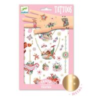 Djeco Tattoos Gold Juwelen Fionas Schmuck Rosa