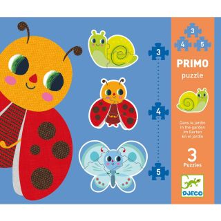 Djeco Primo Puzzle 3-4-5 Teile