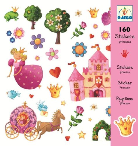 Djeco Sticker Prinzessin 160 St rosa