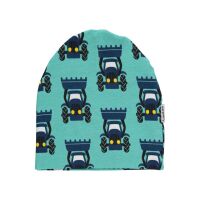 Maxomorra Übergangshaube Traktor blau, Bio