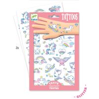 Djeco Tattoos Einhorn rosa