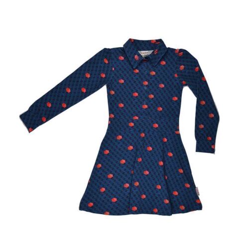 Baba Polokleid geometric blue, Bio